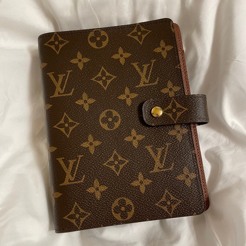 Louis Vuitton MM Monogram Agenda with Box and Dust Bag